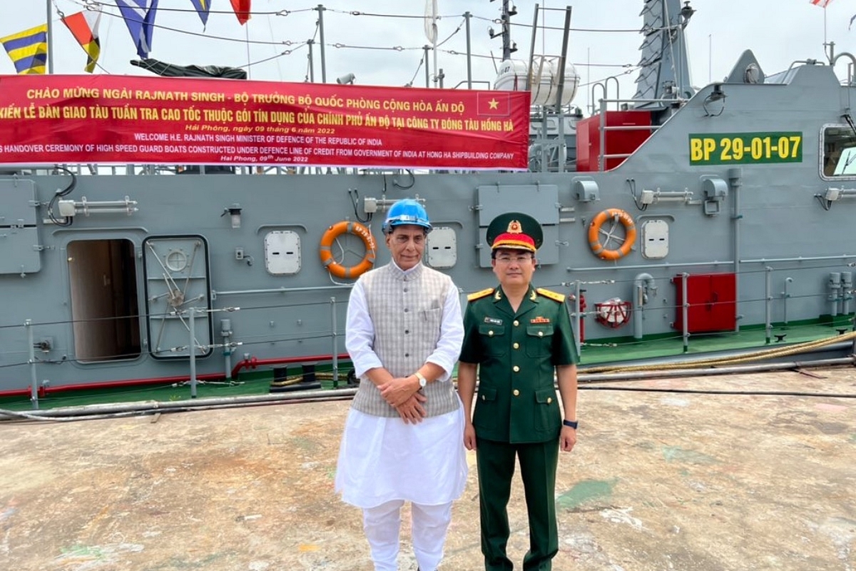 Defence Minister Rajnath Singh Hands Over 12 High Speed Guard Boats To Vietnam
