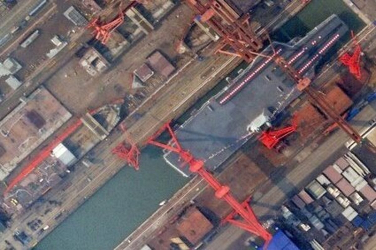 China's Third Aircraft Carrier: Dry Dock At Jiangnan Shipyard Flooded, Launch Imminent