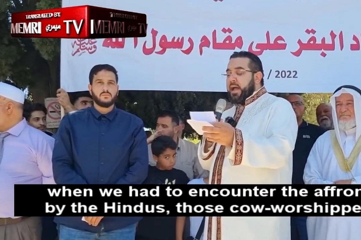 Palestine Cleric Calls For ‘Jihad’ Against ‘Cow-Worshipper Hindus’ Over Blasphemy Row