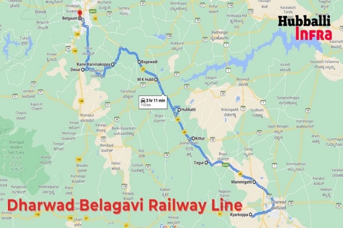  Dharwad-Belagavi rail line /Hubballi Infra
