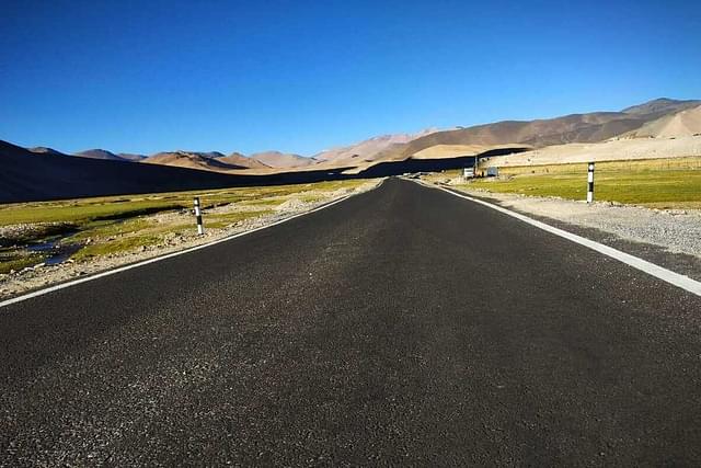 Ladakh: 20 Km Stretch Of 75 Km Long Road From Pangong Lake Towards Hot Springs Completed By BRO