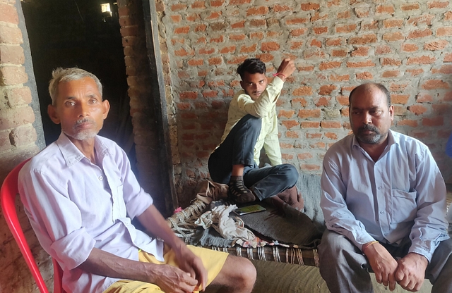 From left to right: Hem Raj, Jiyalal and Asha Ram.