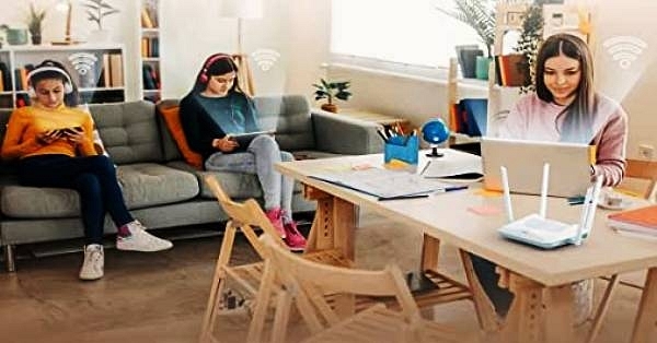 WiFi6 enables multiple heavy users to share a network without degradation. Photo Credit: D-Link.