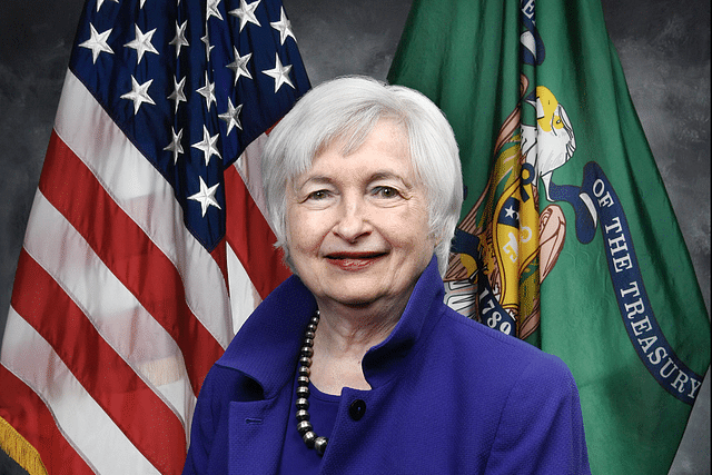 US Treasury Secretary Janet Yellen (Pic Via Twitter)