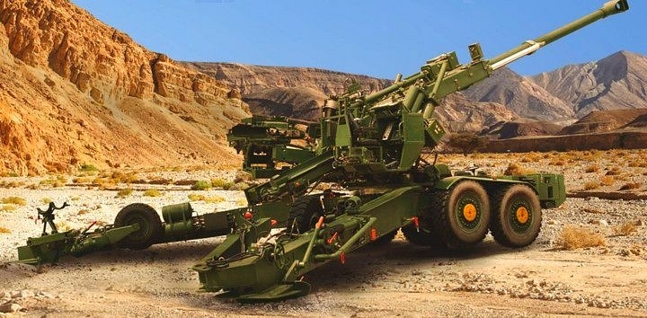Bharat Forge 155 mm ATAGS artillery gun (DefenceDecode/twitter)