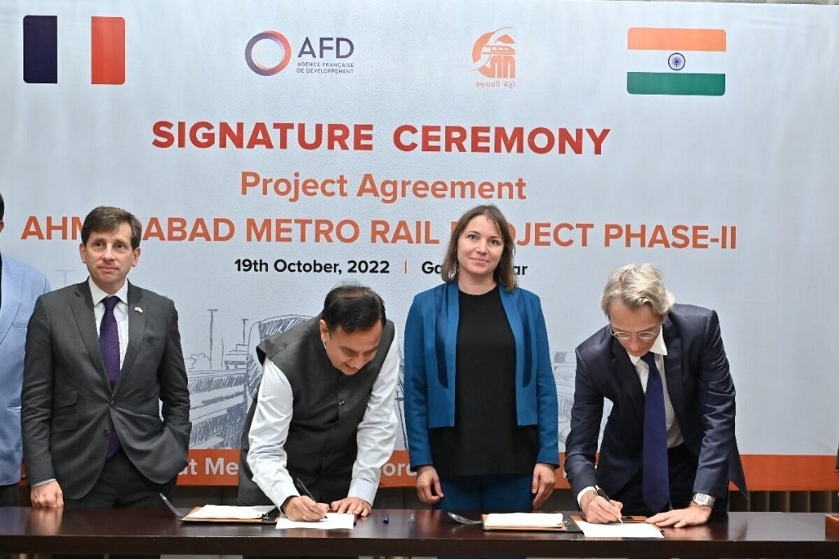 Ahmedabad Metro: French Lender AFD Extends Loan Of Rs 1700 Crore For Phase-II