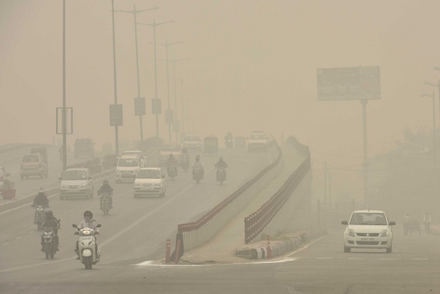 Smog in Delhi. (Representative Image) (Raj K Raj/Hindustan Times via GettyImages)