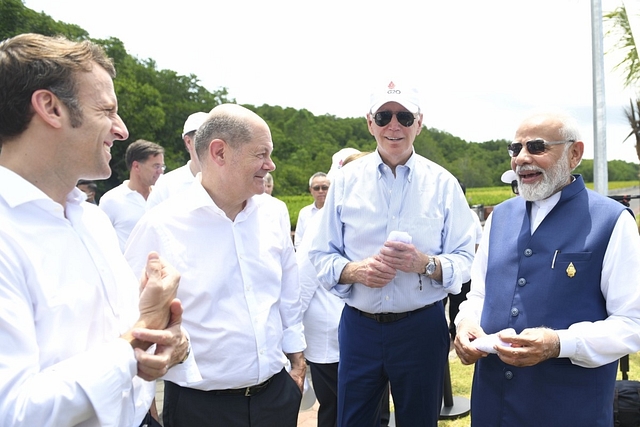 PM Modi with other G20 leaders (Pic via Twitter)