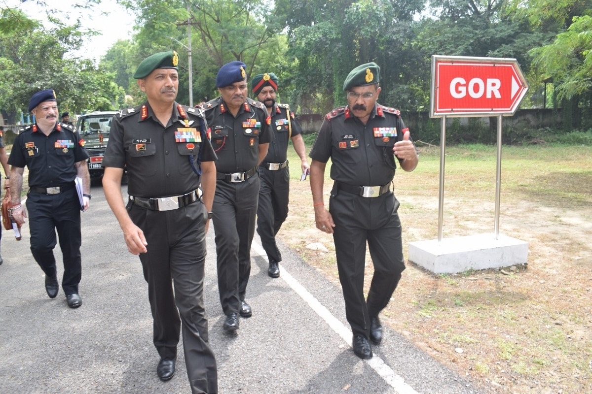 VCOAS Lt Gen B S Raju (Front)