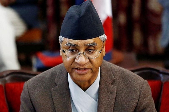 Nepal Prime Minister Sher Bahadur Deuba