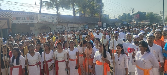Led By Young Women, Massive Protest Carried Out In Maharashtra’s Dhule To Demand Law Against ‘Love Jihad’