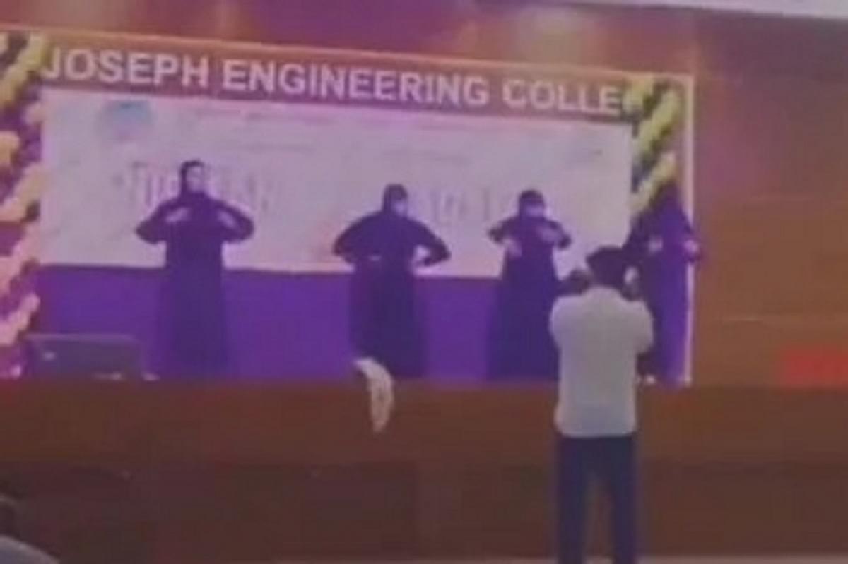 Karnataka College Clarifies That Burqa-Clad Male Students Dancing On Item Song Were Muslims And Not Hindus As Claimed