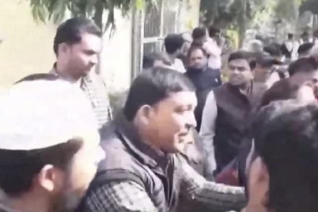 Ruckus Outside Uttar Pradesh Post-Graduate College After Management Bars Burqa-Clad Students From Entering Classes