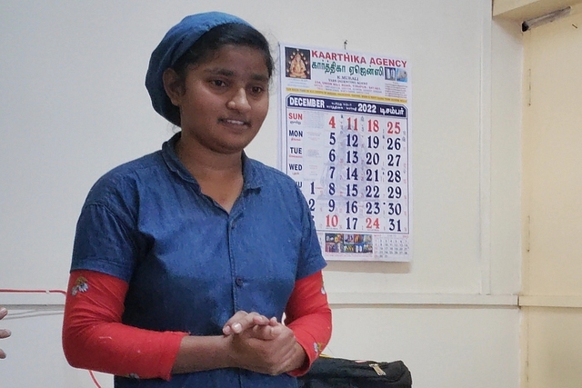 Khushbhu Khatoon whose mother Manmina Khatoon was among the first migrant employees from Bihar.