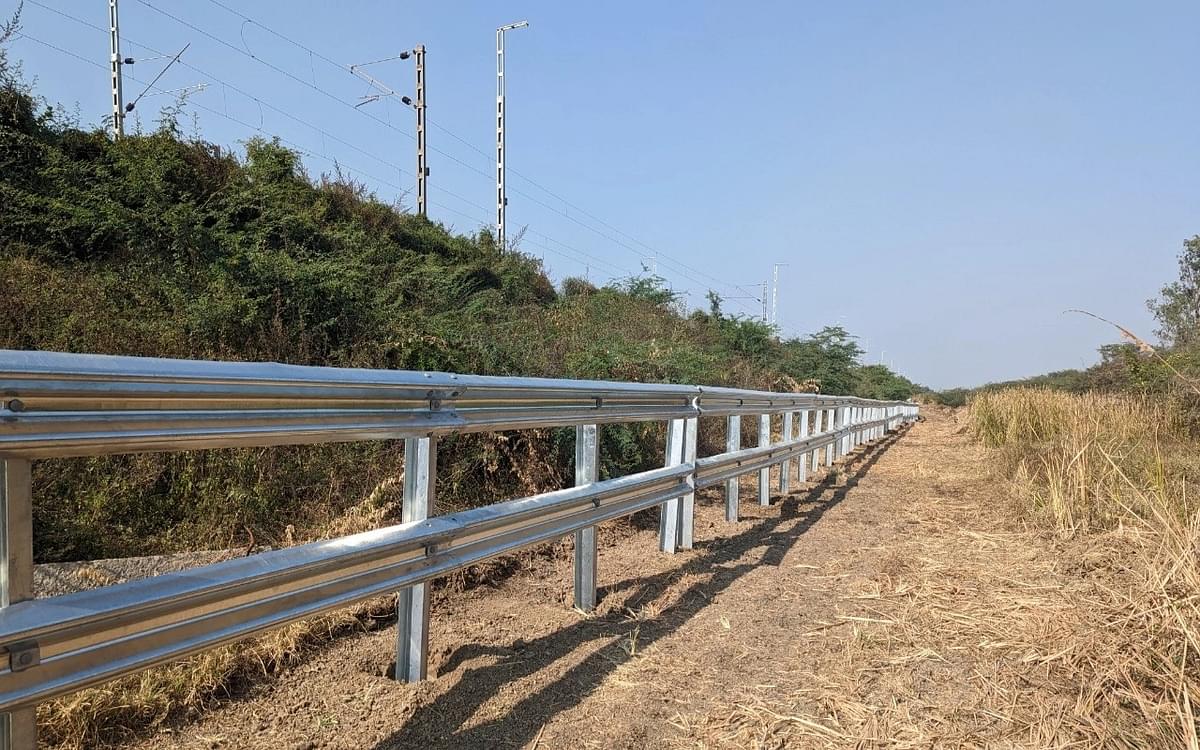 Metal Fencing Work Commences On Mumbai-Ahmedabad Route To Prevent Cattle Run-Over Incidents