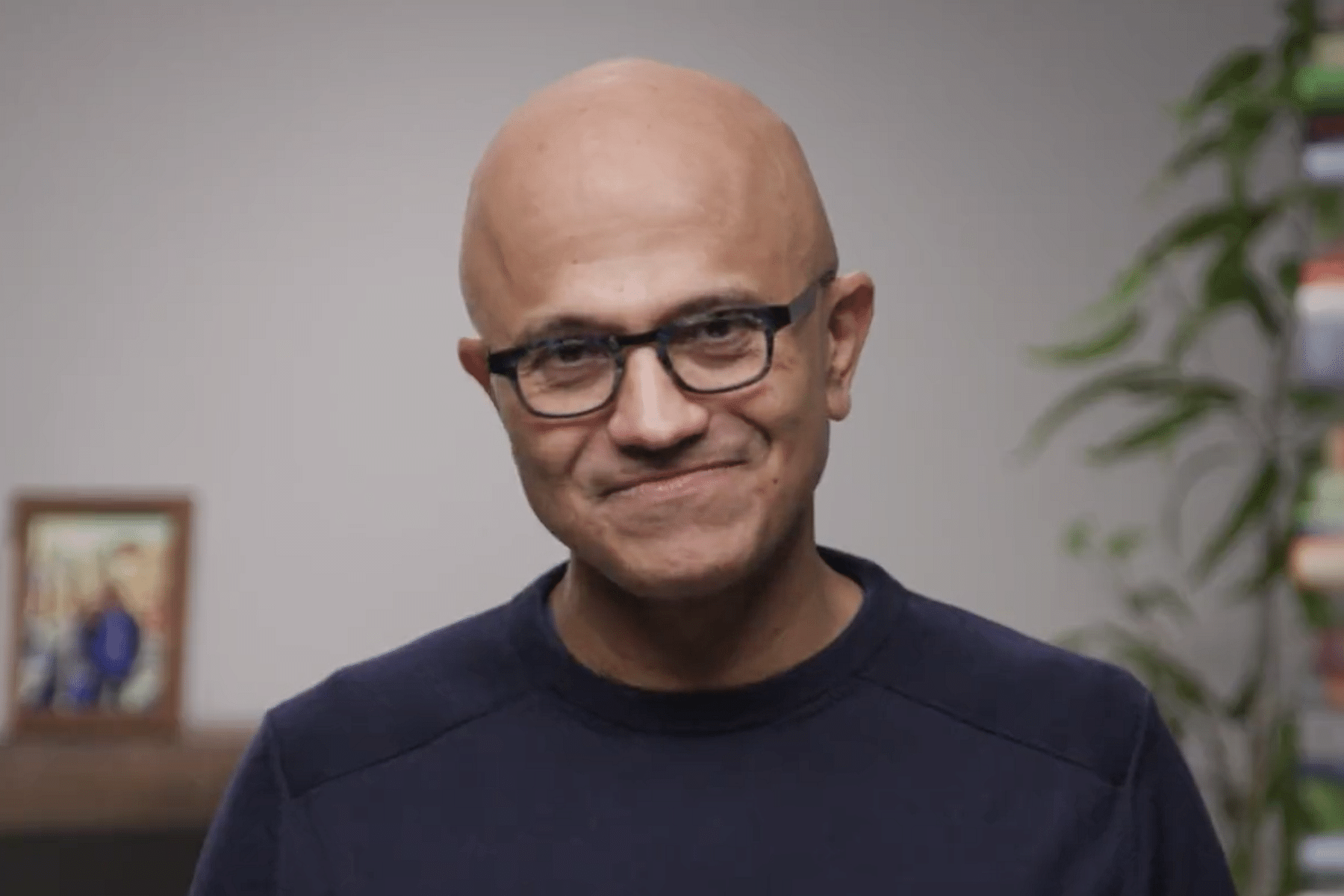 Microsoft CEO Satya Nadella (Pic Via Twitter)