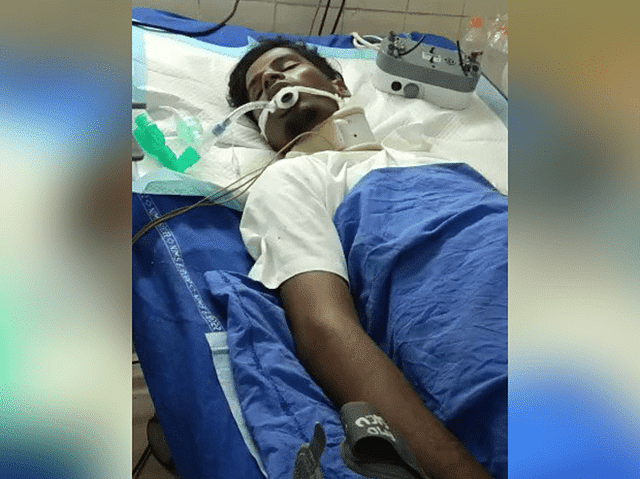 Rizwan when in the hospital