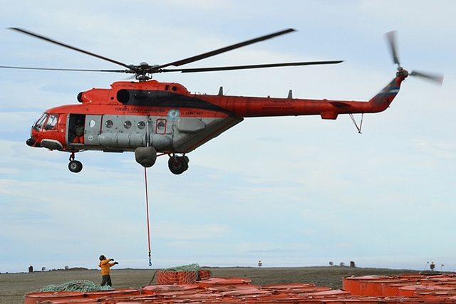 Argentinian Air Force Mi-17E helicopter (Representative Image) (Pic Via Wikipedia)