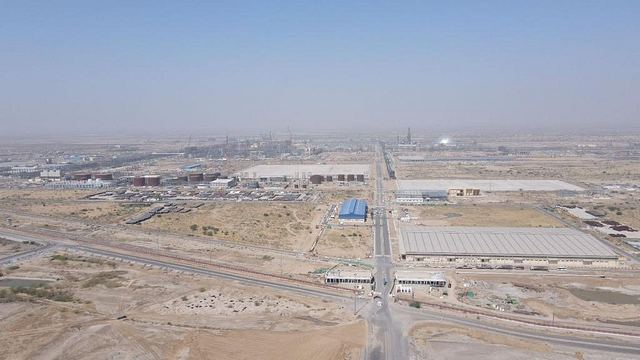 Aerial view of Barmer Refinery (@HardeepSPuri/Twitter)