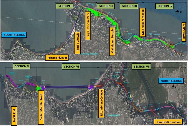 Mumbai Coastal Road Project Alignment (BMC)