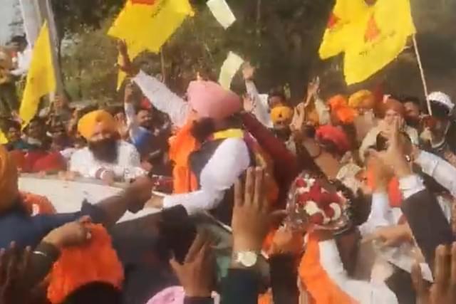 Hero’s Welcome To Rape Accused Simarjeet Bains In Punjab, Slogans Of ‘Babbar Sher Aa Gaya’ Raised For Former MLA