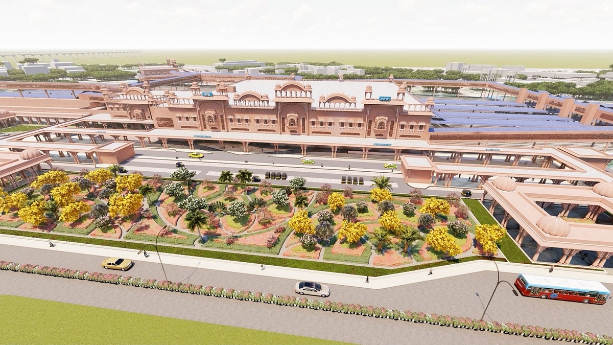 Design of the to-be-redeveloped Jaipur Junction Railway Station