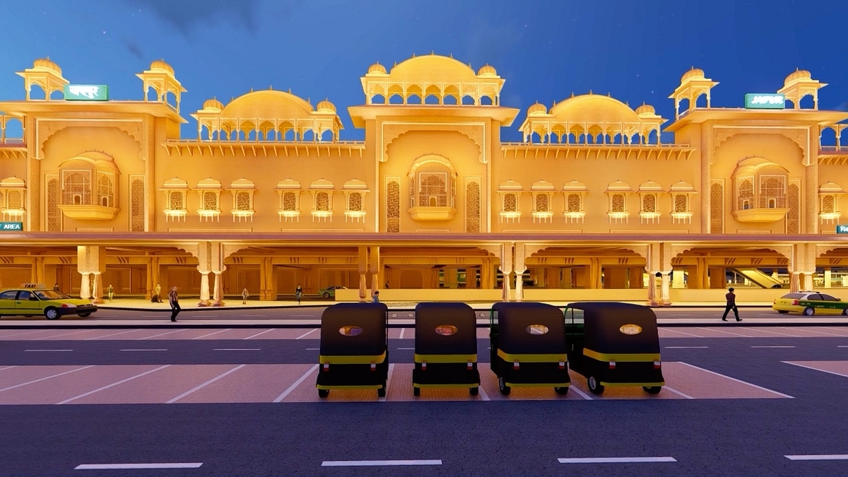Design of the to-be-redeveloped Jaipur Junction Railway Station