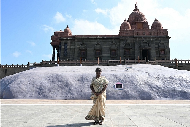 President Droupadi Murmu at the Vivekananda Rock Memorial