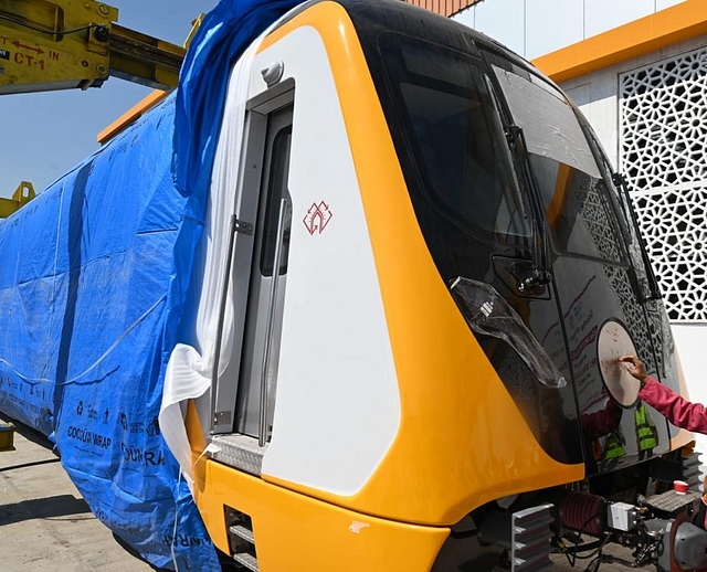 Metro train for Agra Metro Project