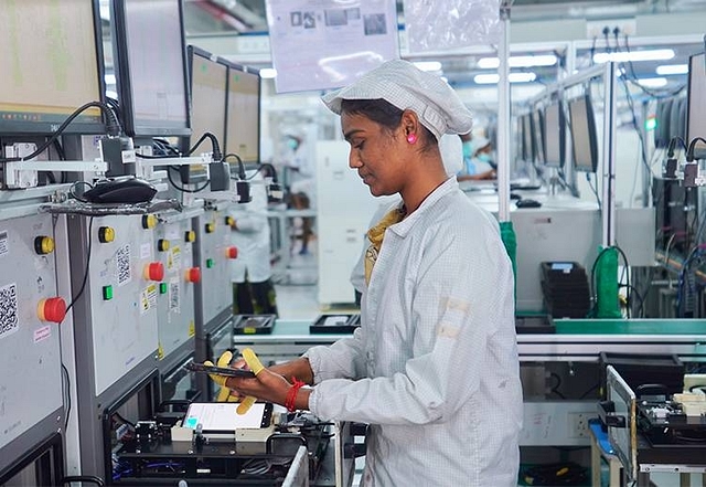 In a Tamil Nadu-based electronics manufacturing plant of Foxconn's Indian subsidiary, Bharat FIH.