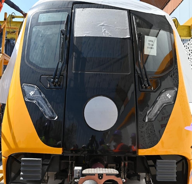 Metro train for Agra Metro Project