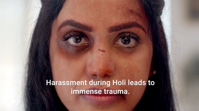 Stills from the Ad displaying the campaign message.
