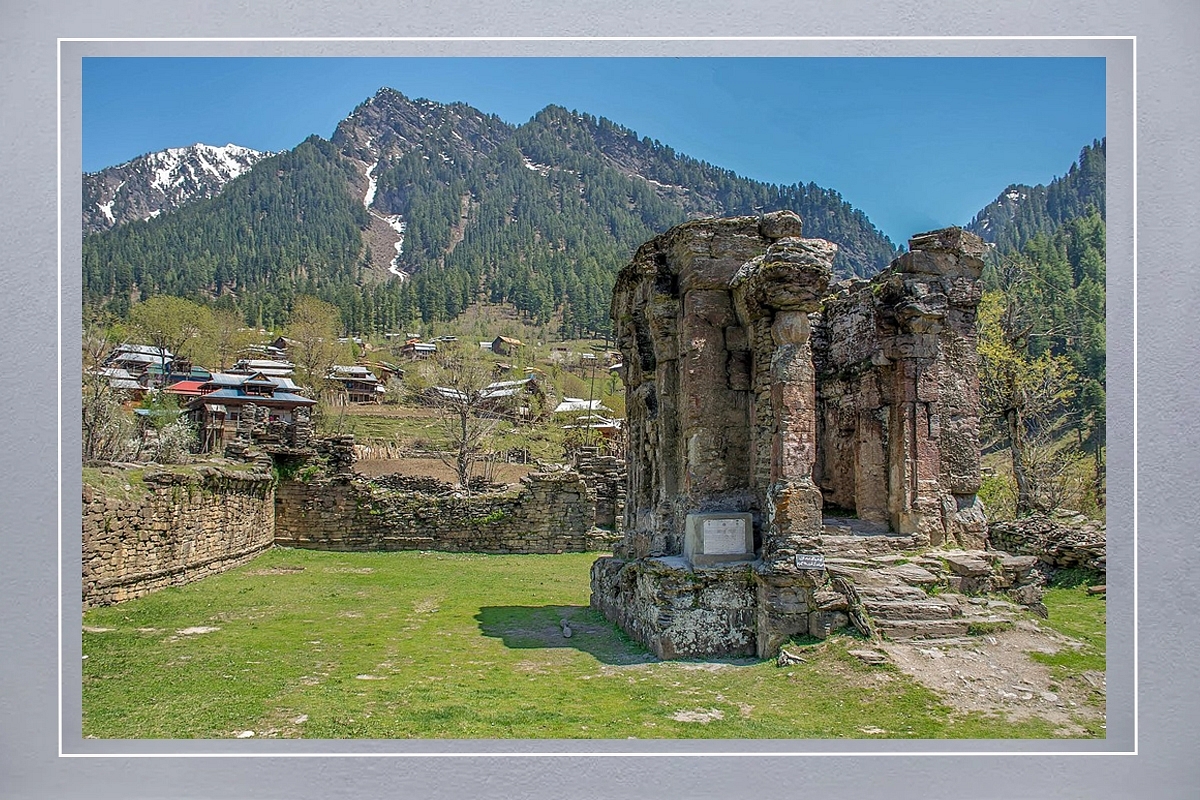 The original Sharada Peeth, located in the village of Shardi in Pakistan Occupied Kashmir