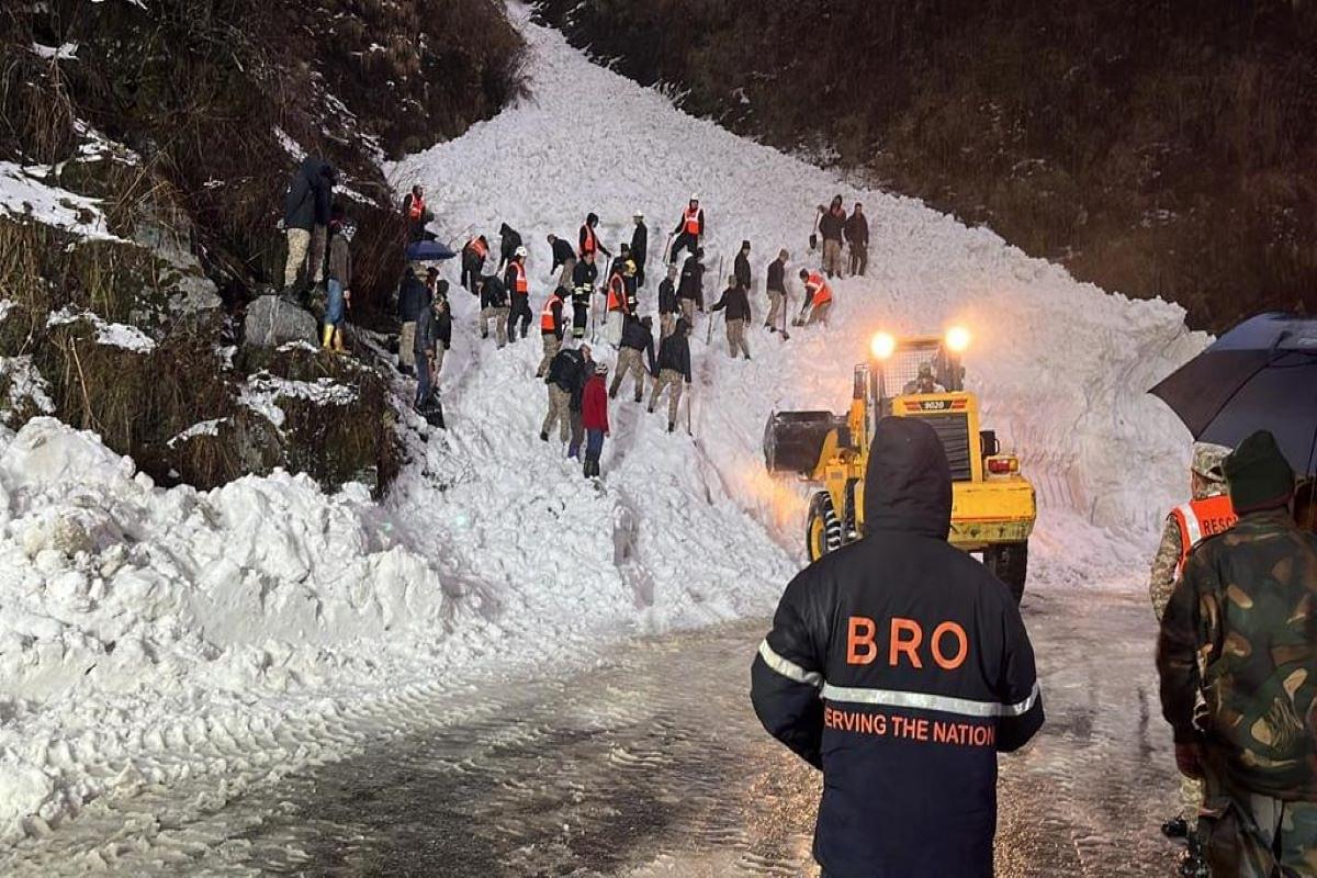 BRO Launches Major Avalanche Rescue Operation In Sikkim
