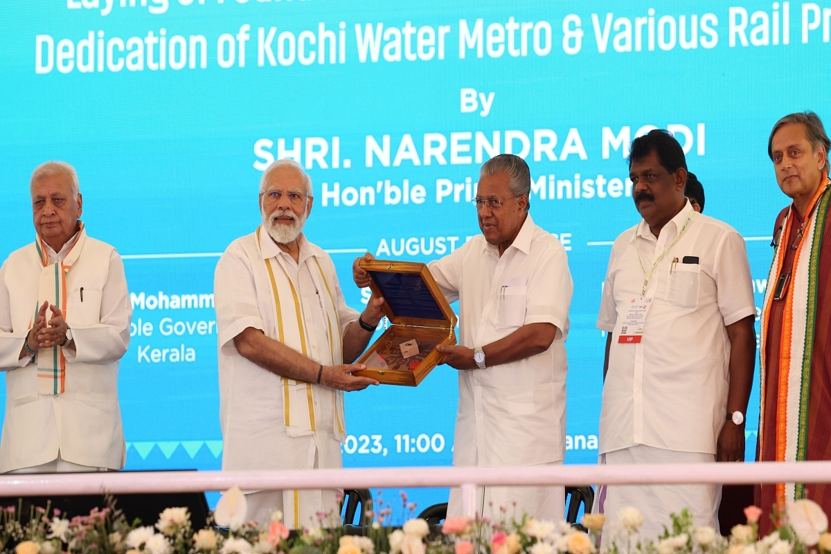 Kerala: PM Modi Lays Foundation Stone For Redevelopment Of Railway Stations In Thiruvananthapuram, Kozhikode And Varkala Sivagiri