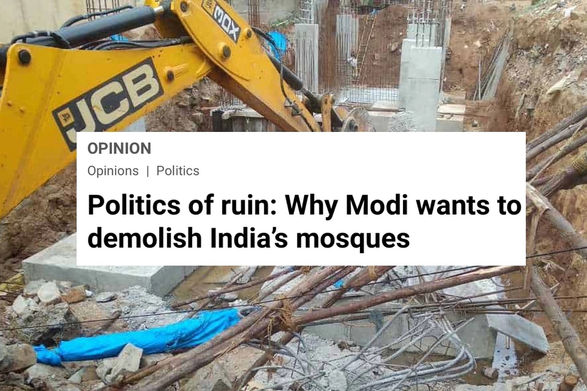 Qatar Government-Owned Al Jazeera Cites Select Cases Of Mosque Demolition For Road Widening To Claim PM Modi Wishes To Demolish All Mosques 