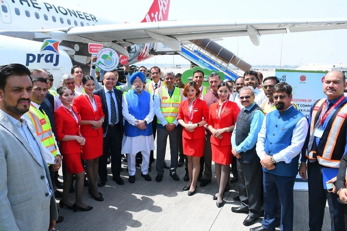 India's First Commercial Flight Powered By Indigenous Sustainable Aviation Fuel Flies From Pune To Delhi