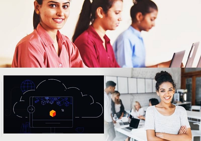 Free Cloud computing classes are conducted with AWS support by 13 agences in India. Image credit: Top: Tata Community Initiatives Trust. Bottom AWS and Don Bosco Tech Society
