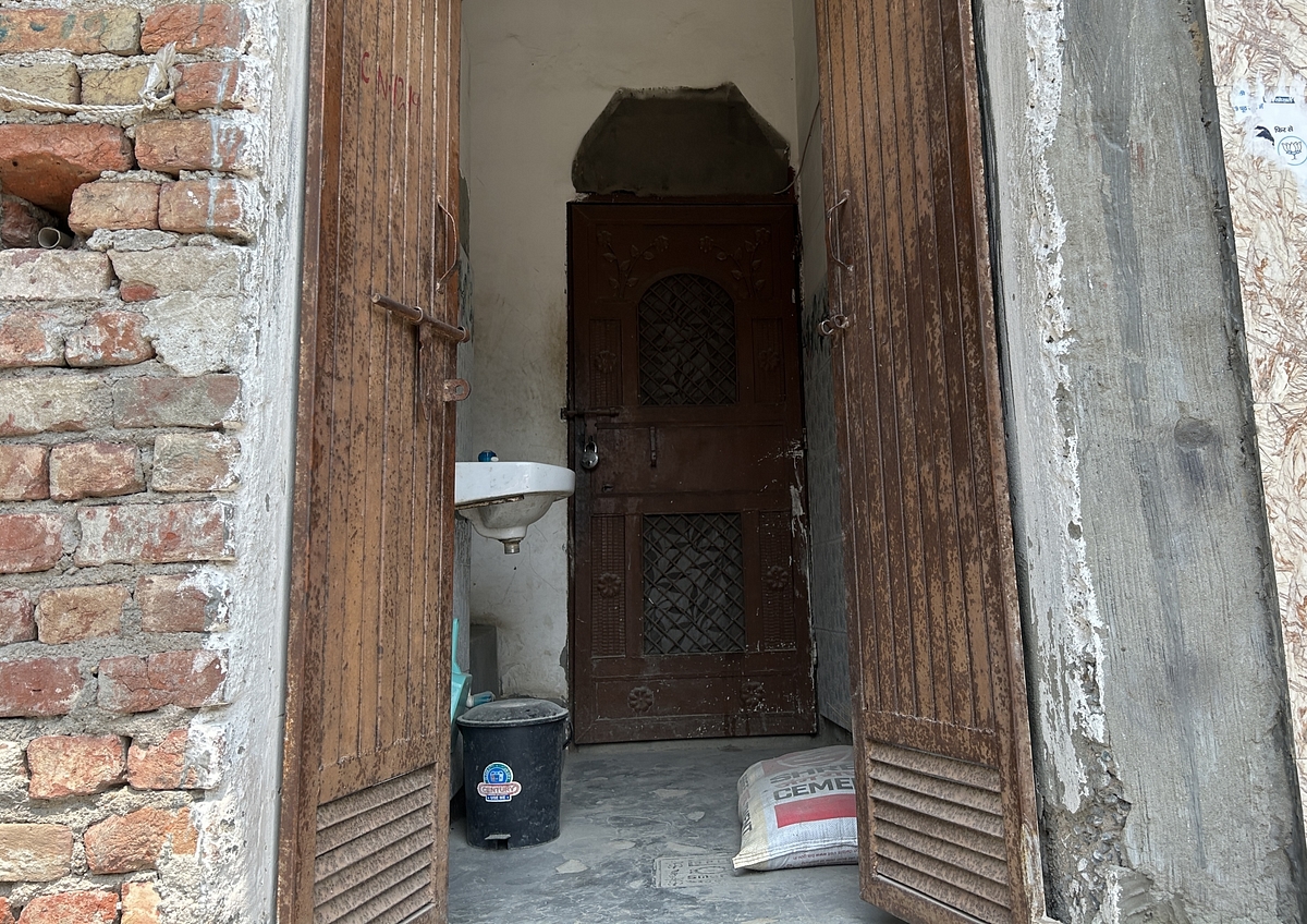 Lock at the house of the accused, Saahil 