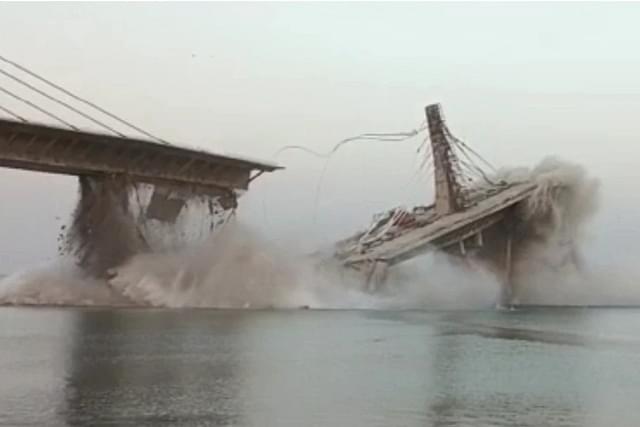 Another Bridge Failure Hits Bihar: Under-Construction 4-Lane Bridge Collapses In Bhagalpur