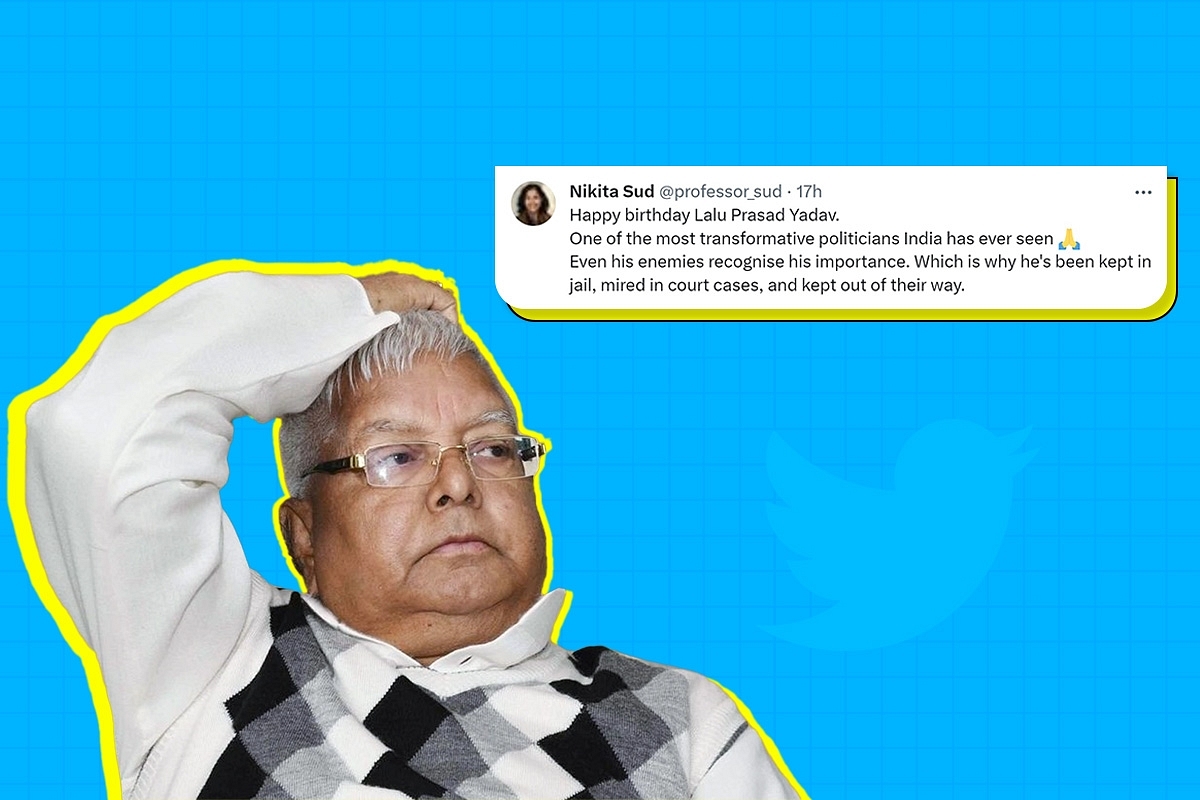 Oxford University Professor Praises Corruption-Tainted Lalu Yadav As 'Transformative Politician', Netizens Ask If It Is Sarcasm