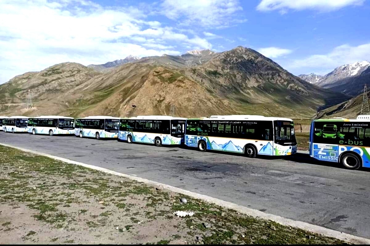 Ladakh: Government Introduces Electric Buses, Paving The Way For A Carbon-Neutral Future