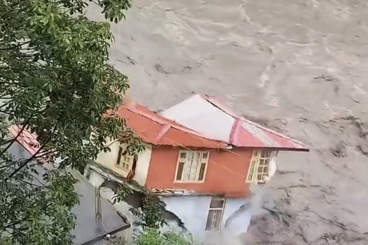 Flash Floods And Landslides Leave A Trail Of Destruction In Himachal Pradesh, Uttarakhand And J&K