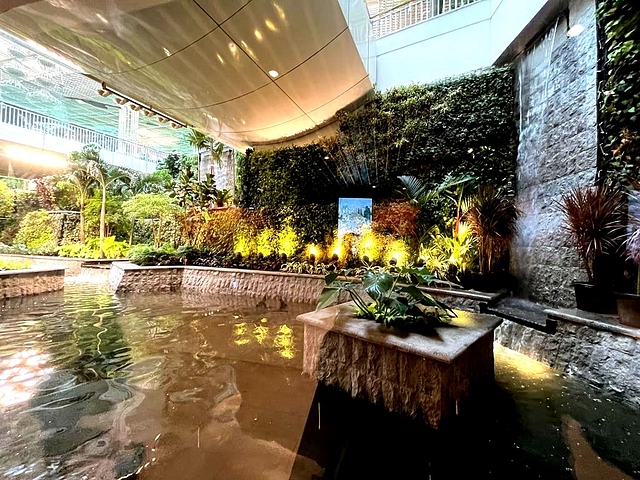 Indoor waterfalls (Image source: author)
