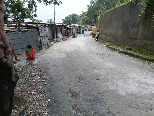 The road leading to 'Chhota Pakistan'