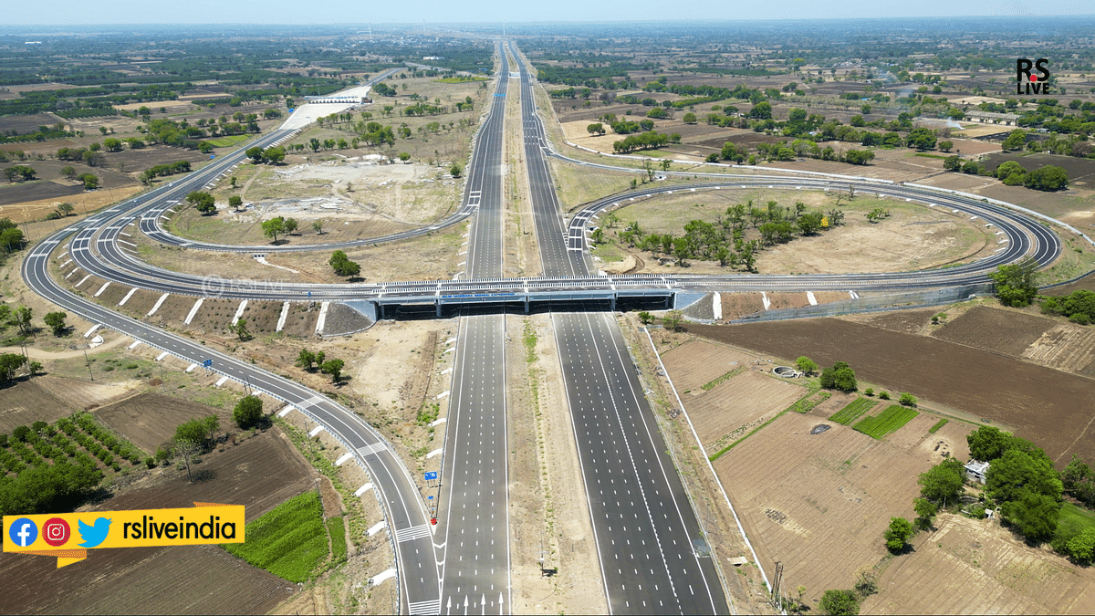 One of the massive intersections on the MP stretch. (Source: RSLive/@rsliveIndia)