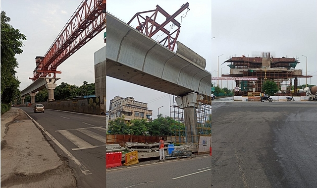 Work underway on the corridor at several places in Indore. (Source: Swarajya)