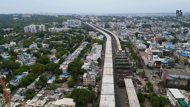 Metro Corridor passing through commercial hubs of the city. (Source: RSLive)