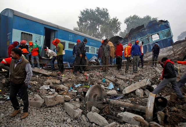 A picture of the blast site