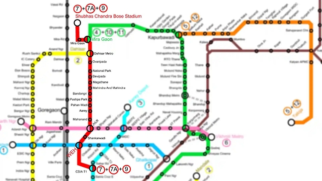 Mumbai Metro: Tunnel Boring Begins On Line-7A's Twin Tunnels Planned ...